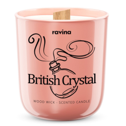 Sójová parfémovaná svíčka  BRITISH CRYSTAL